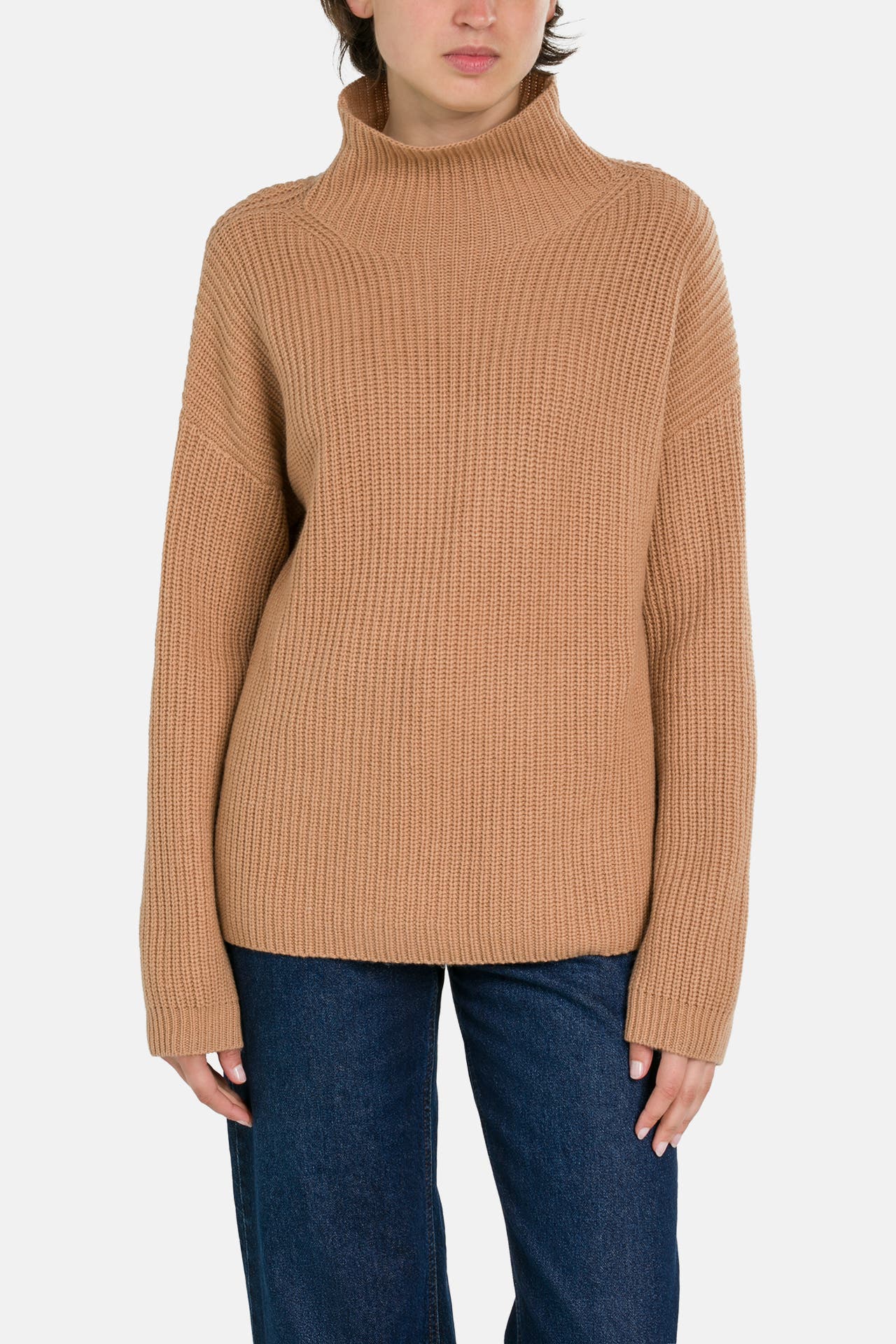 0039 ITALY Strickpullover 'Lona' camel, Bild 1