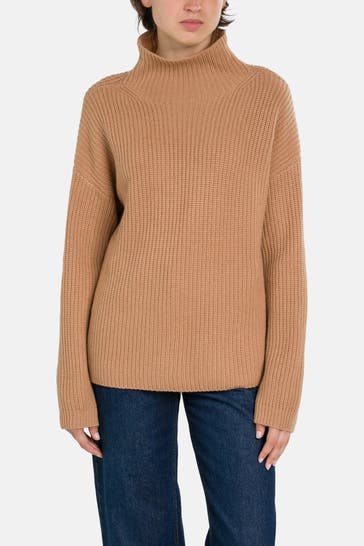 0039 ITALY Strickpullover 'Lona' camel