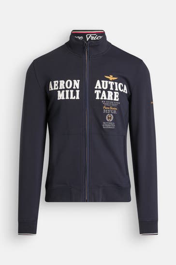 AERONAUTICA MILITARE Strickjacke nachtblau