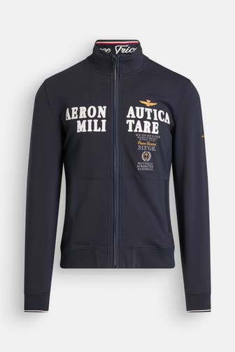 AERONAUTICA MILITARE Strickjacke nachtblau