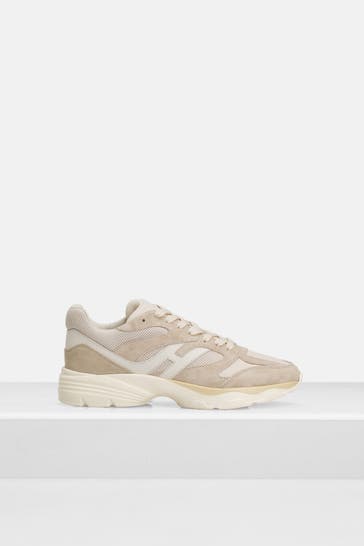 HOGAN Leder-Sneaker beige