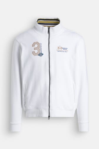 LA MARTINA Sweatjacke weiß