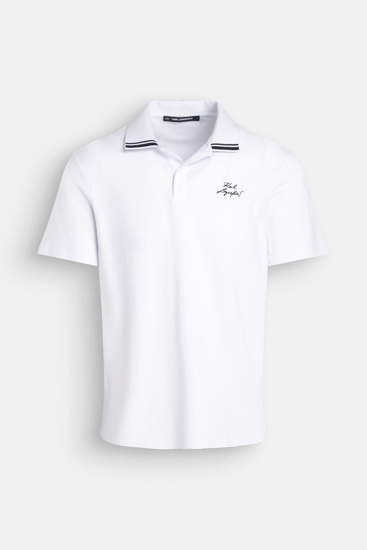 KARL LAGERFELD Polo-Shirt weiß, Bild 1