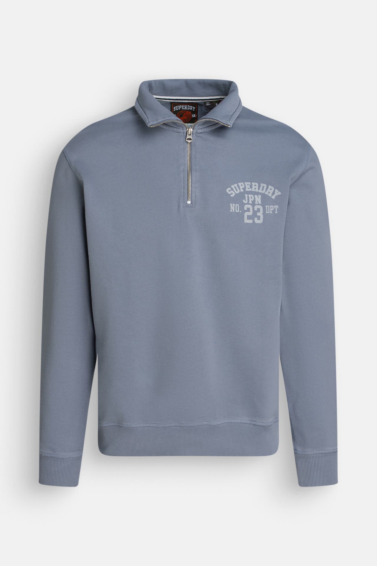 SUPERDRY Sweat-Troyer graublau, Bild 1