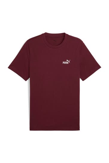 PUMA T-Shirt weinrot