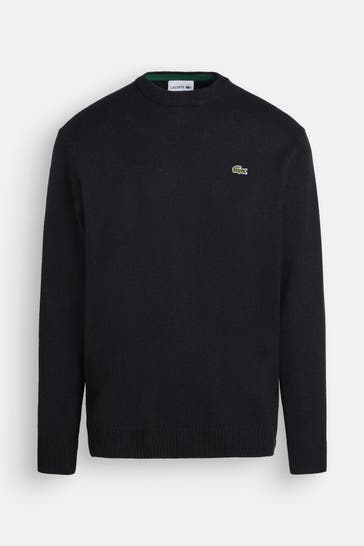 LACOSTE Wollpullover schwarz