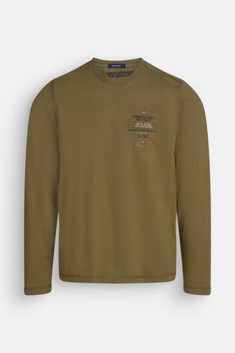 AERONAUTICA MILITARE Longsleeve oliv