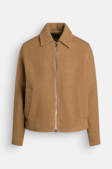 MICHAEL KORS Bouclé-Jacke camel