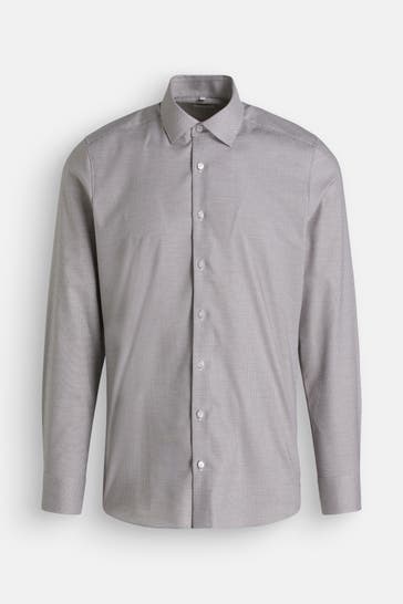 OLYMP Level Five Business-Hemd braun gemustert