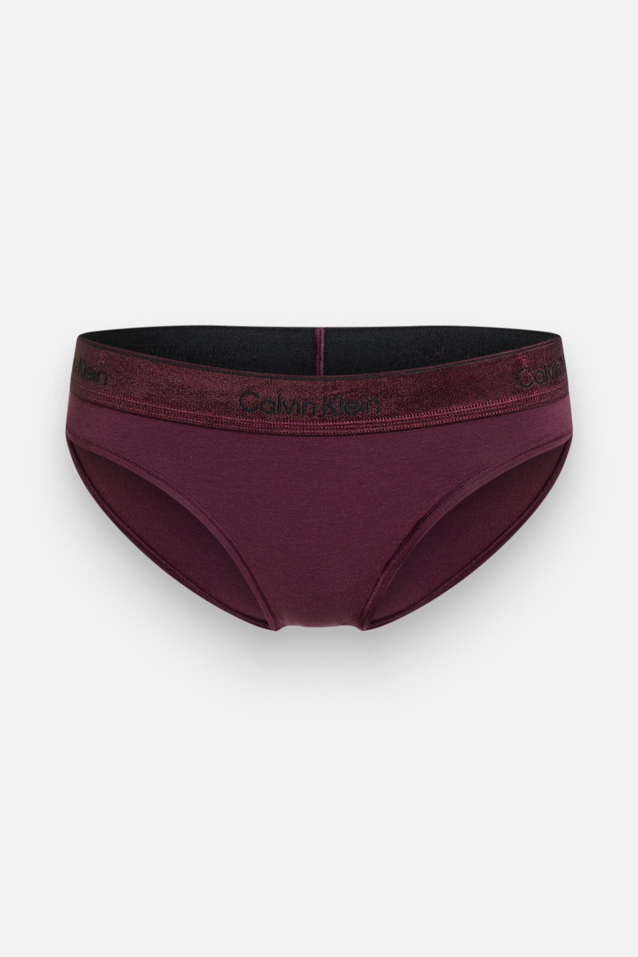 CALVIN KLEIN Slip aubergine, Bild 1