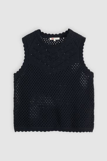 LEVI'S® Strickshirt 'Adrienne' schwarzblau