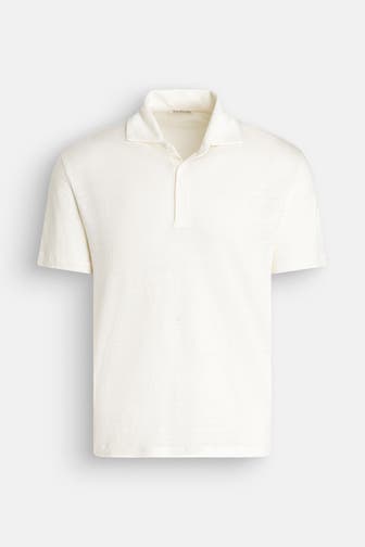 PHIL PETTER Leinen-Polo ecru