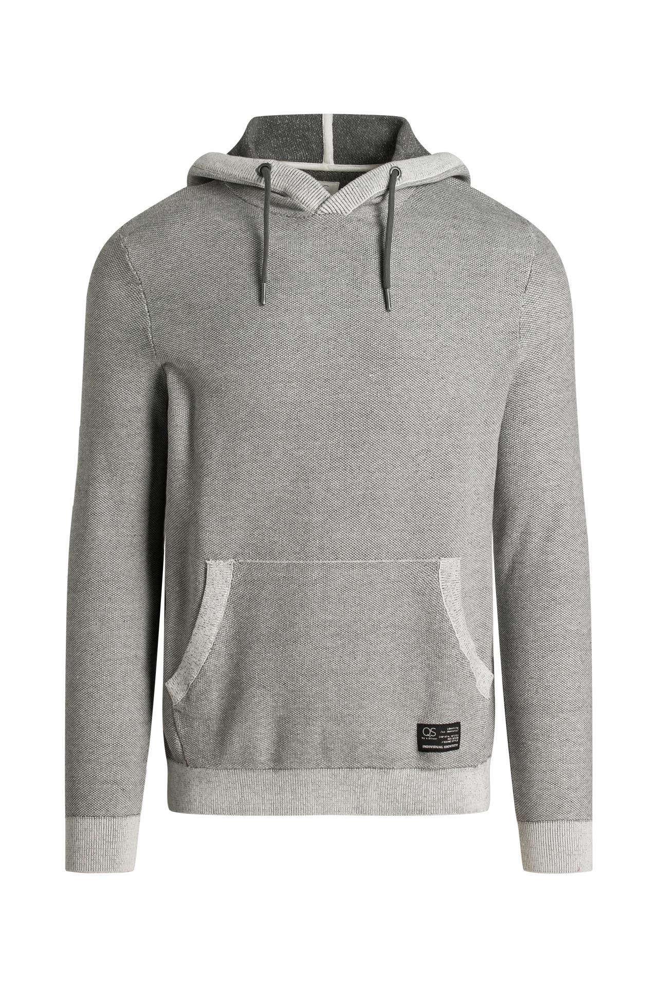 Strick-Hoodie grau - S.OLIVER » günstig online kaufen | Outletcity | Sweatshirts