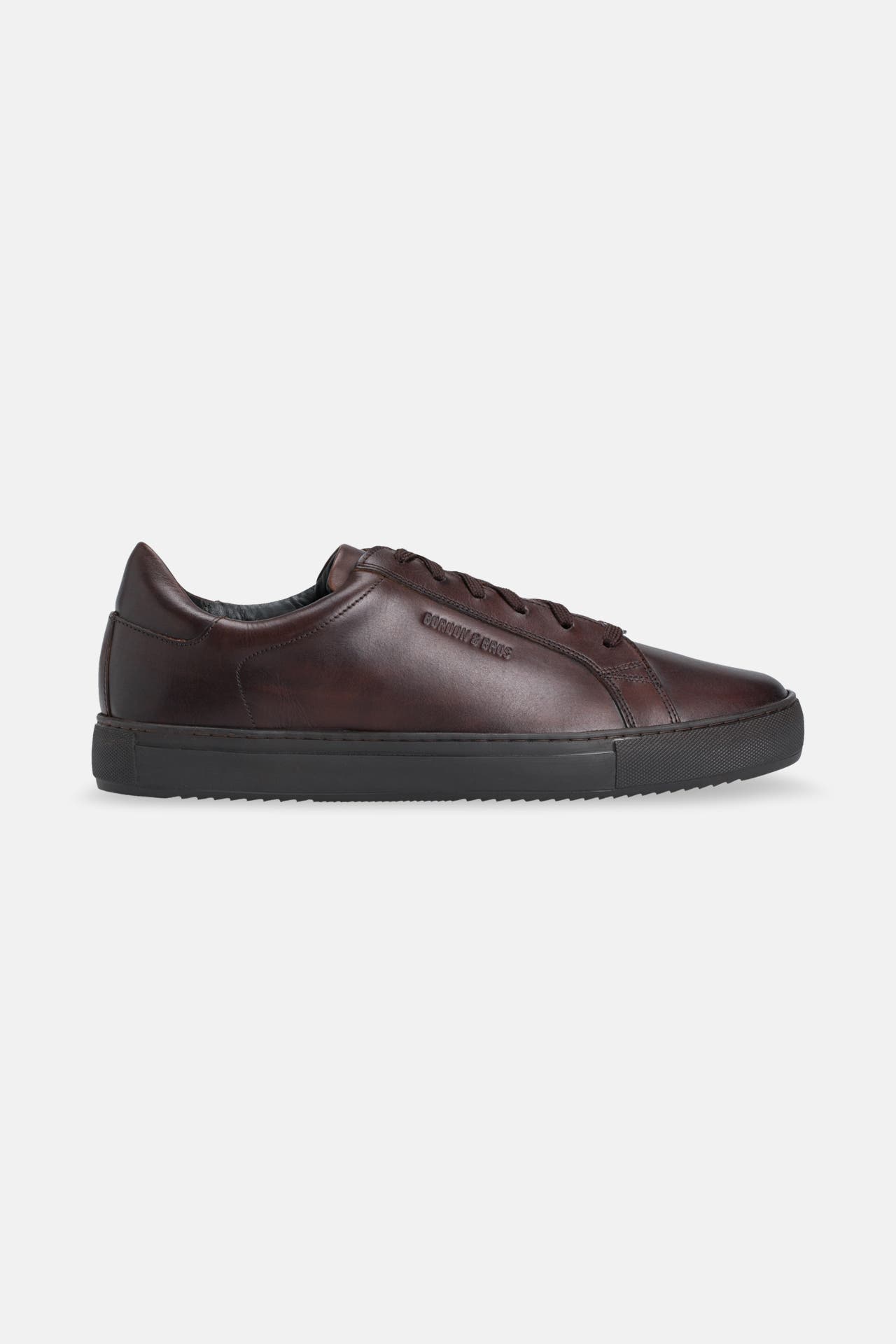 GORDON & BROS Leder-Sneaker 'London' dunkelbraun, Bild 1