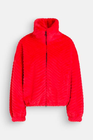 SPORTALM Fleecejacke feuerrot