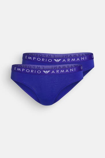 EMPORIO ARMANI 2er-Pack Slips königsblau