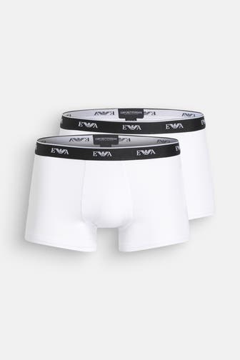 EMPORIO ARMANI 2er-Pack Boxer Trunks weiß