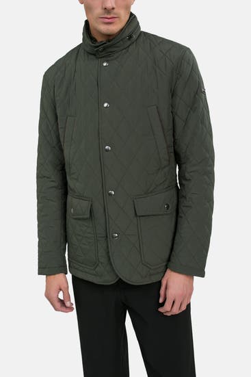 HACKETT - Light-Steppjacke 'Paddock' dunkelgrün
