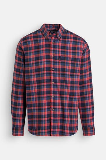 BEN SHERMAN Flanellhemd Regular Fit