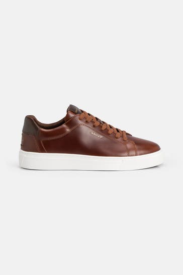 GANT Ledersneaker dunkelbraun