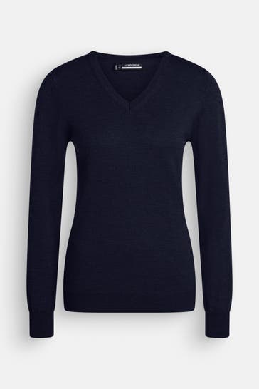 J.LINDEBERG SPORTSWEAR Strickpullover nachtblau