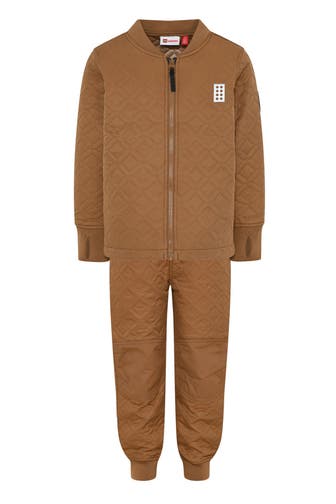 LEGO WEAR Set: Steppjacke und Hose cognac