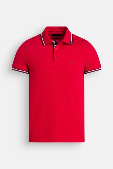 TOMMY HILFIGER Polo-Shirt rot