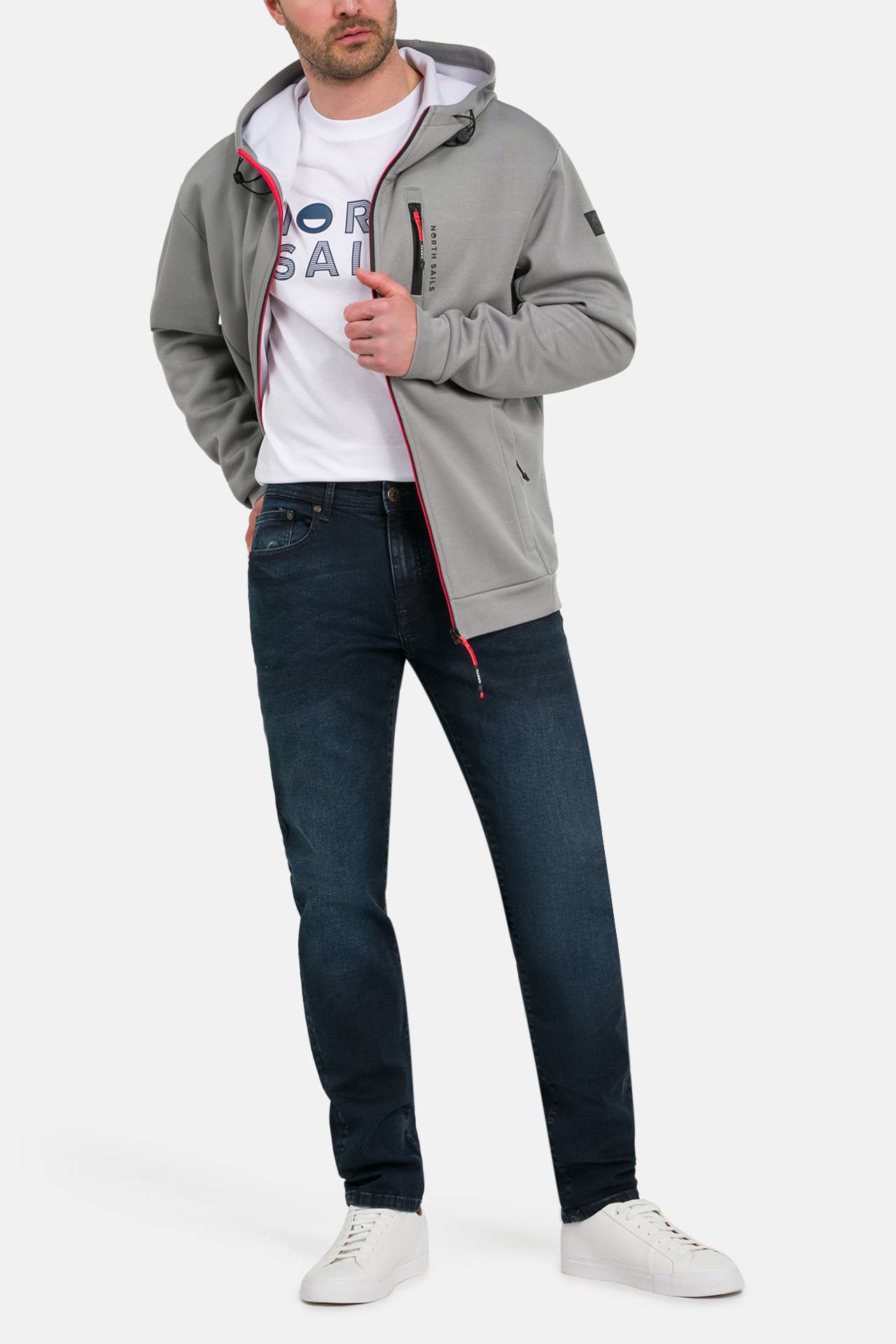 NORTH SAILS Sweatjacke grau, Bild 1