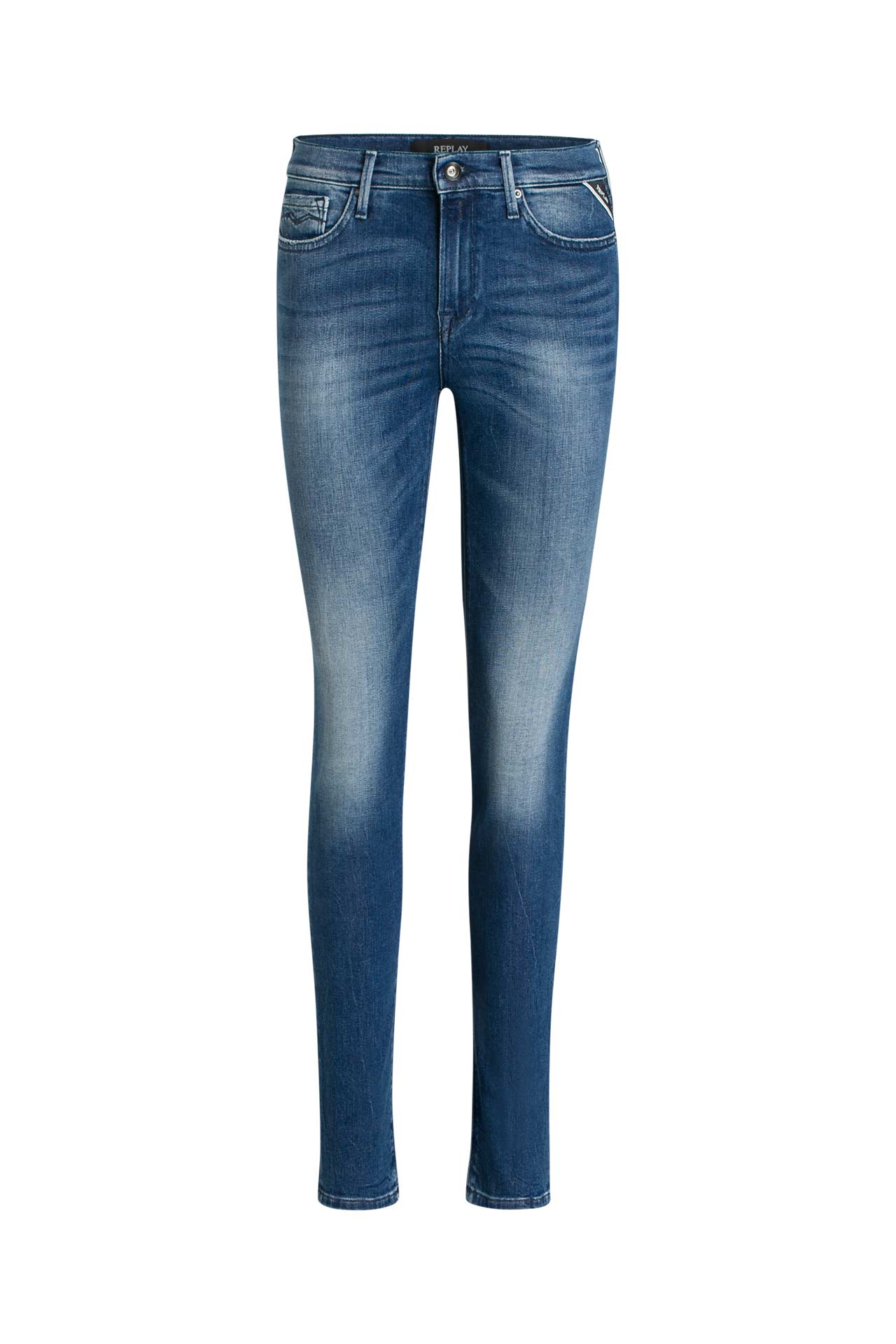 Jean Replay Vert Menthe « Joi Anklezip » Taille 28/30 – Stretch Skinny Neuf Avec Défauts