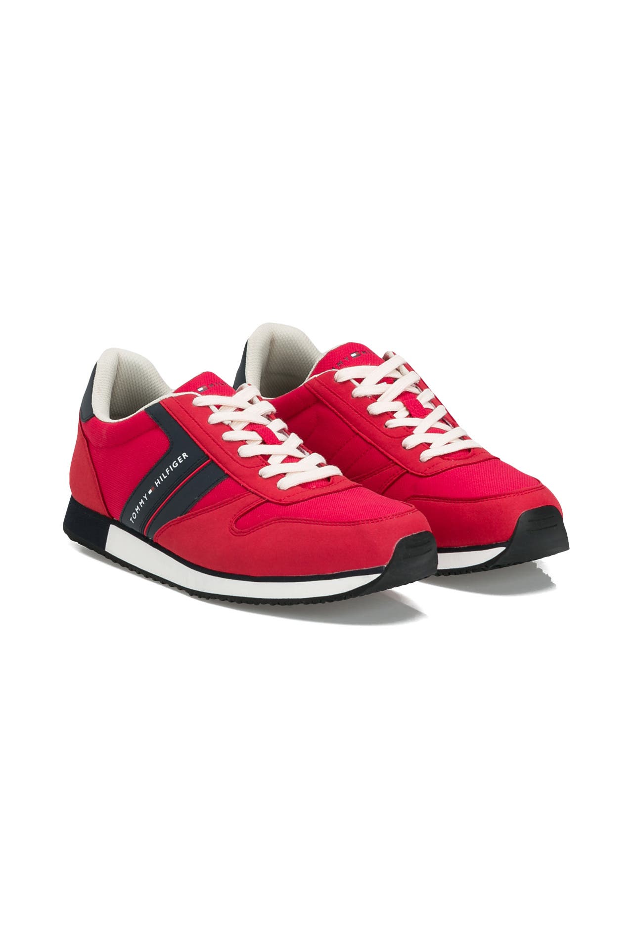 Tommy hilfiger red tennis shoes sales