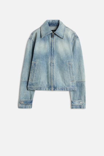 7 FOR ALL MANKIND Jeansjacke hellblau
