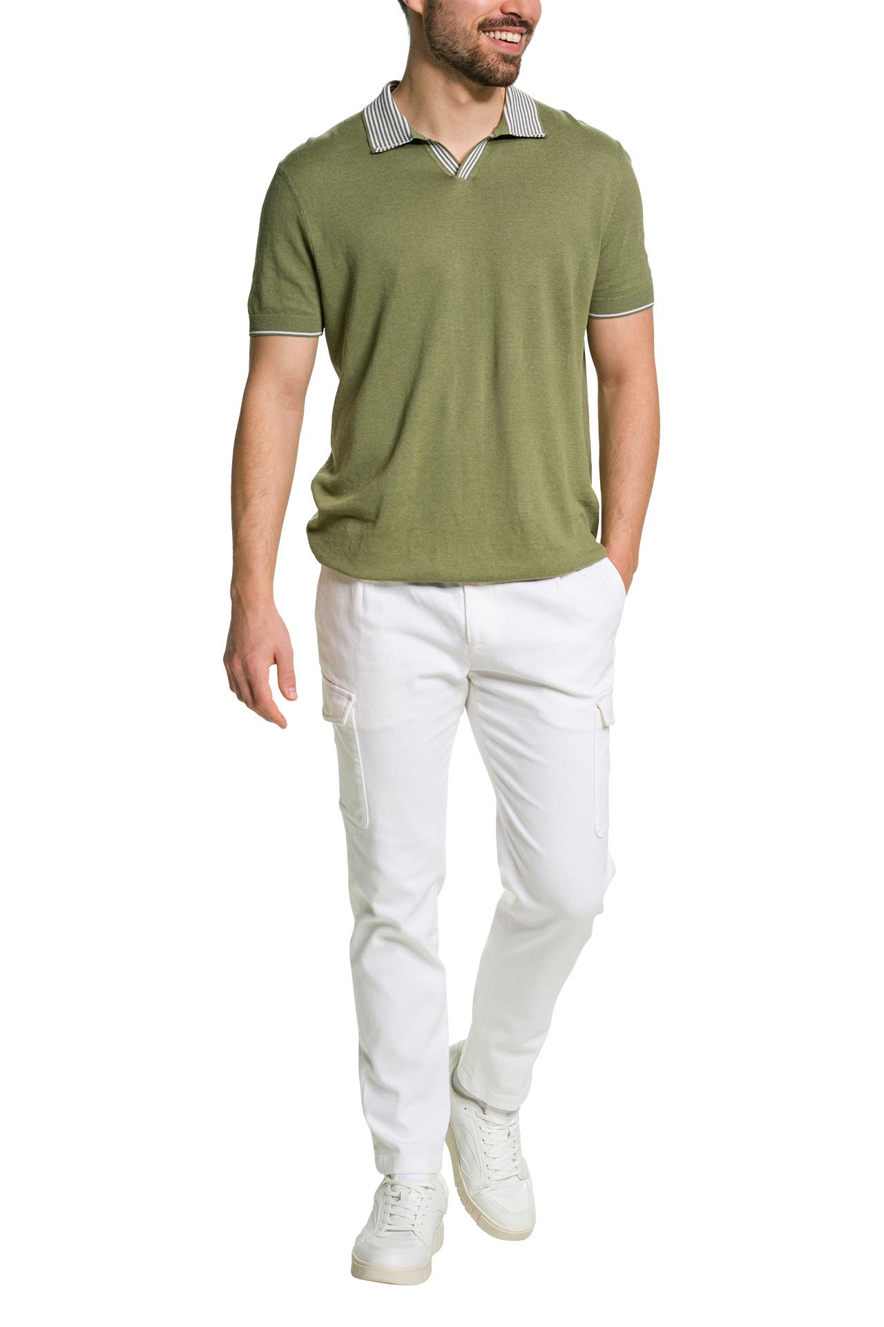 WINDSOR. Cargohose weiß, Bild 1
