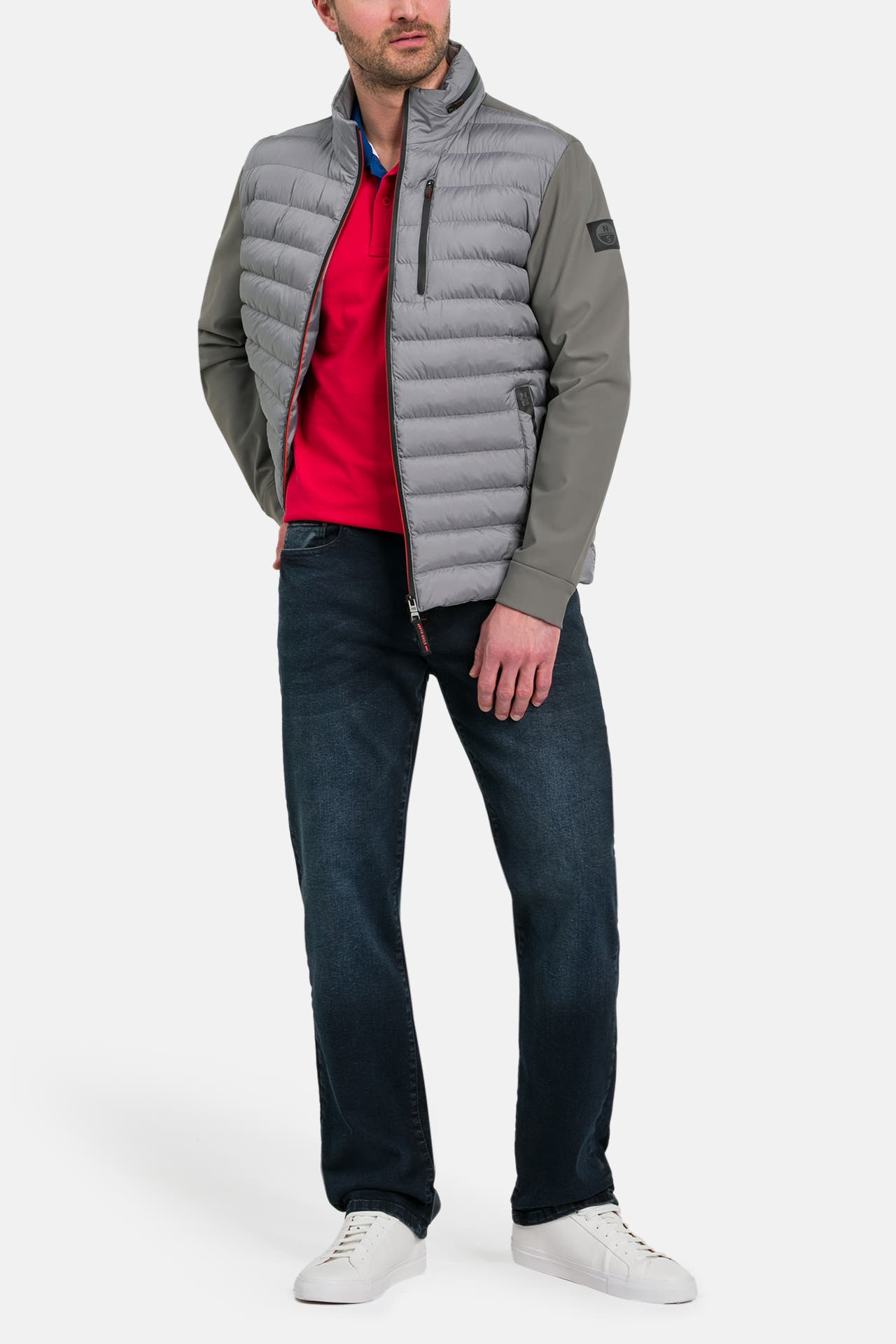NORTH SAILS Light-Steppjacke 'Commuter' hellgrau, Bild 1