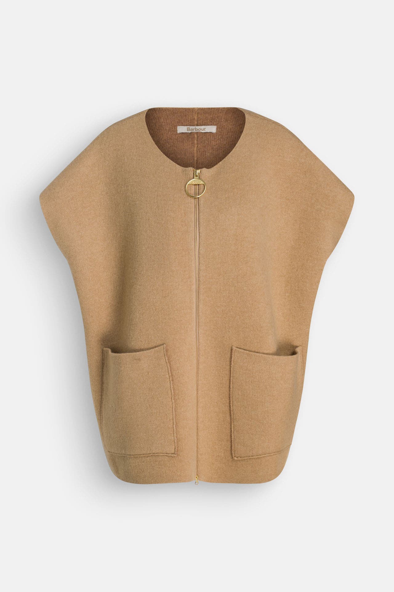 BARBOUR Wollmix-Weste beige, Bild 1