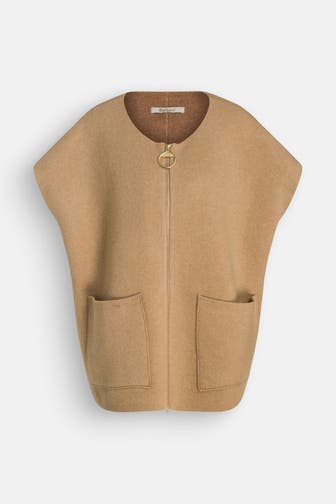 BARBOUR Wollmix-Weste beige
