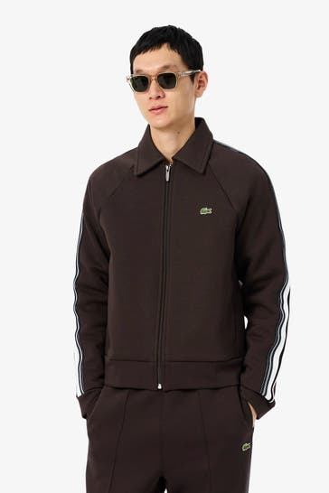 LACOSTE Sweatjacke dunkelbraun