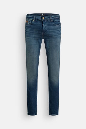 7 FOR ALL MANKIND Jeans dunkelblau skinny