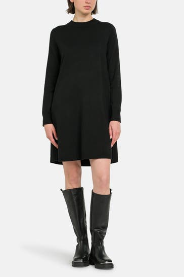 MARC O'POLO DENIM Strickkleid schwarz