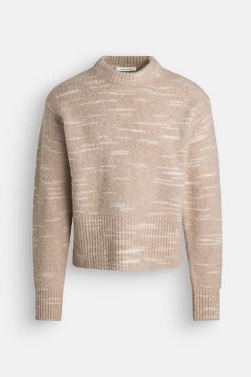 WOOD WOOD Wollmix-Pullover gemustert