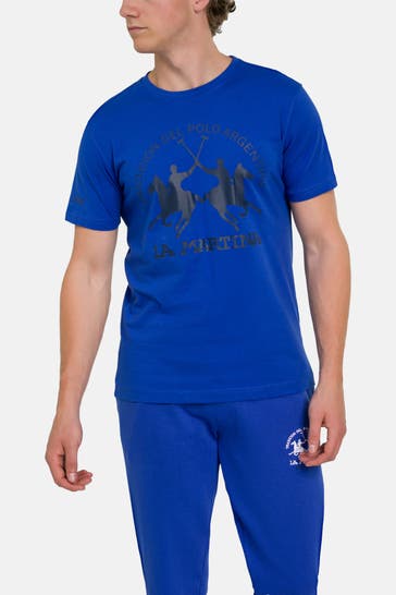 LA MARTINA T-Shirt royalblau
