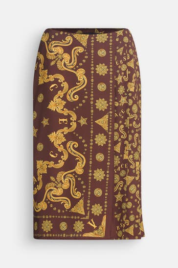 VERSACE Midirock gemustert