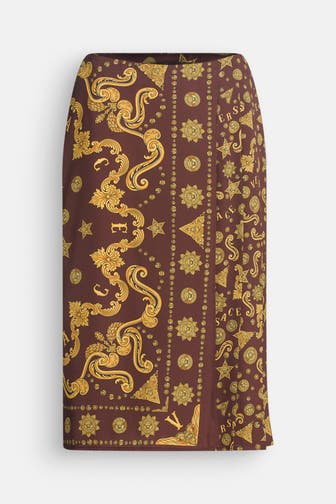 VERSACE Midirock gemustert