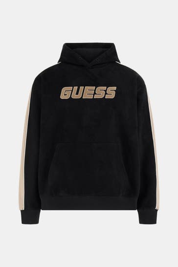 GUESS Hoodie schwarz