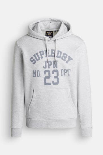 SUPERDRY Hoodie hellgrau