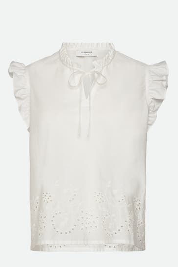 ROSEMUNDE Blusentop 'Lauren' weiß