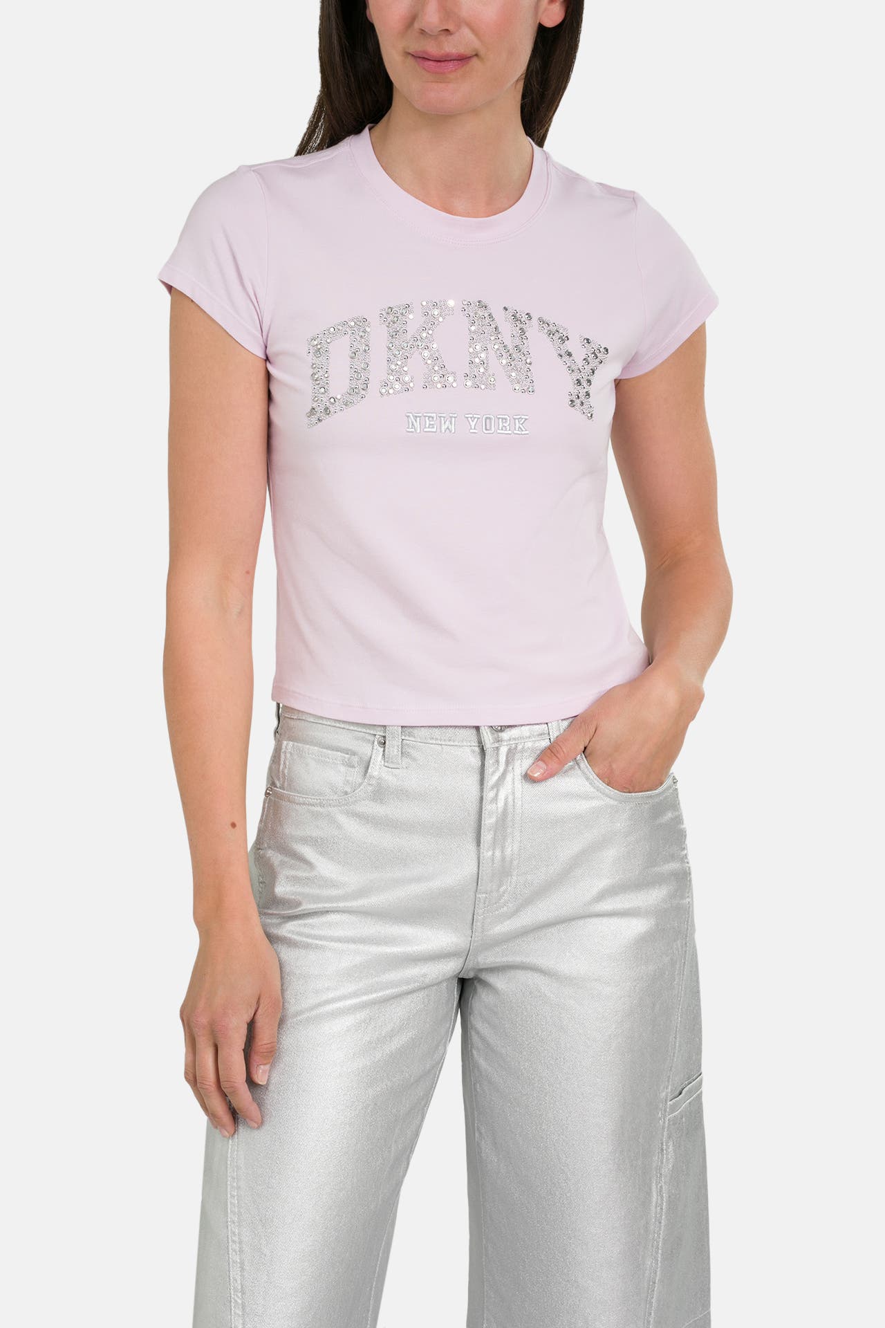 DKNY T-Shirt hellrosa, Bild 1