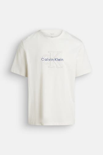 CALVIN KLEIN T-Shirt ecru