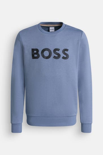 BOSS Sweatshirt azurblau