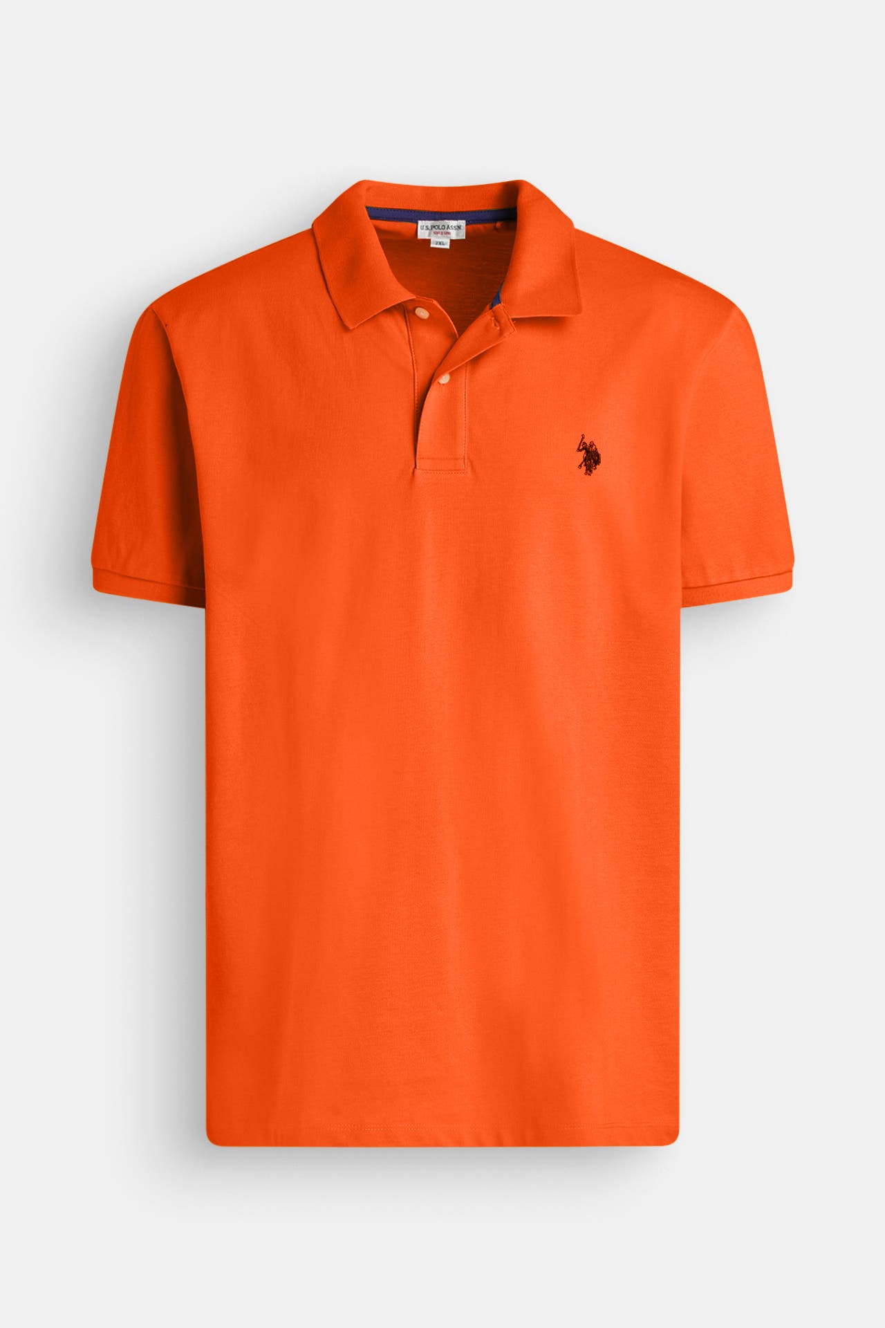 U.S. POLO ASSN. Polo-Shirt 'Card' orange, Bild 1