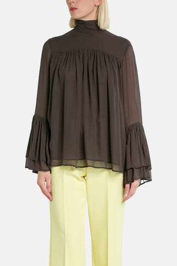 RIANI Brown Blouse Shirt